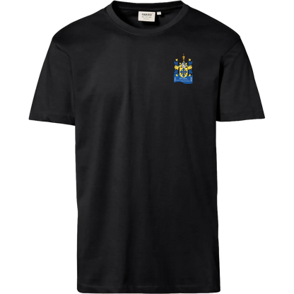 BIGTIME Bürgerschützen | T-Shirt Jubiäums Wappen schwarz Herren Front