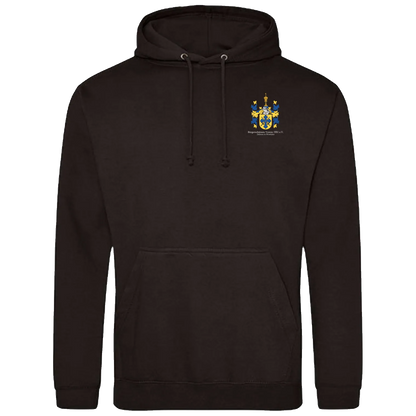 BIGTIME Bürgerschützen | Hoodie Wappen schwarz Herren Front