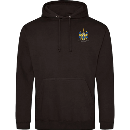 BIGTIME Bürgerschützen | Hoodie Wappen schwarz Damen Front