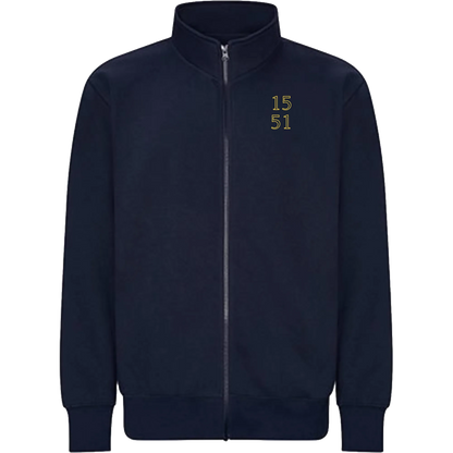BIGTIME Bürgerschützen | Zip Sweat Jacke 1551 navy Unisex Front