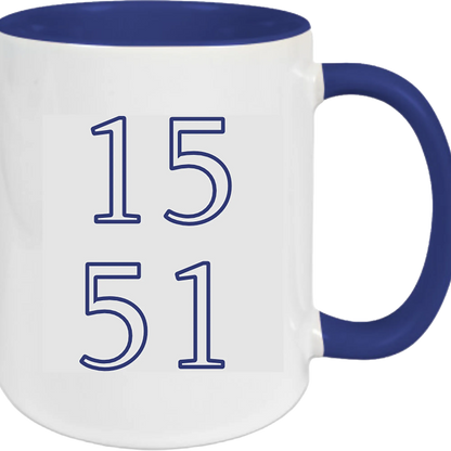 BIGTIME Bürgerschützen | Tasse Wappen 1551 blau Front