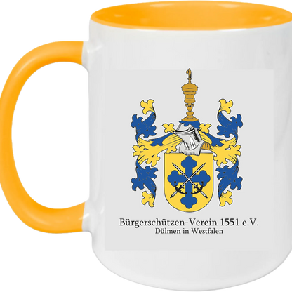 BIGTIME Bürgerschützen | Tasse Wappen 1551 blau Kopie Rücken