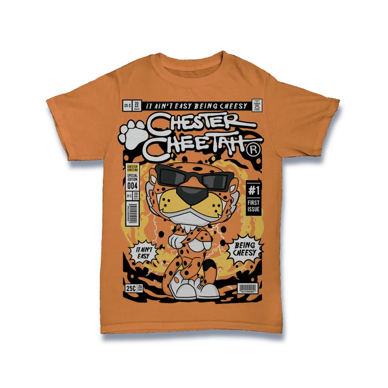 BIGTIME Comic Style Chester Cheetah T-Shirt Unisex default Front #farbe_default