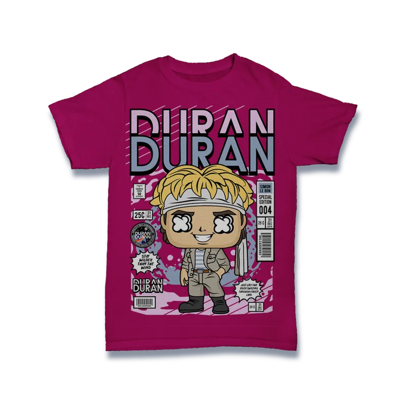 BIGTIME Comic Style Simon Le Bon Duran Duran T-Shirt Unisex default Front #farbe_default