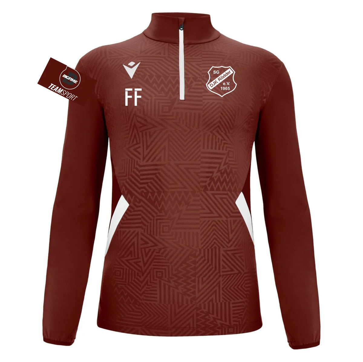 Macron DJK Rödder I. | Macron 1/4-Zip Langarmshirt Fraser Front