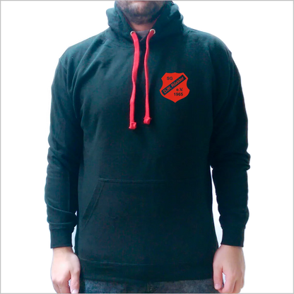 BIGTIME DJK RÖDDER - Unisex Hoodie schwarz Front 