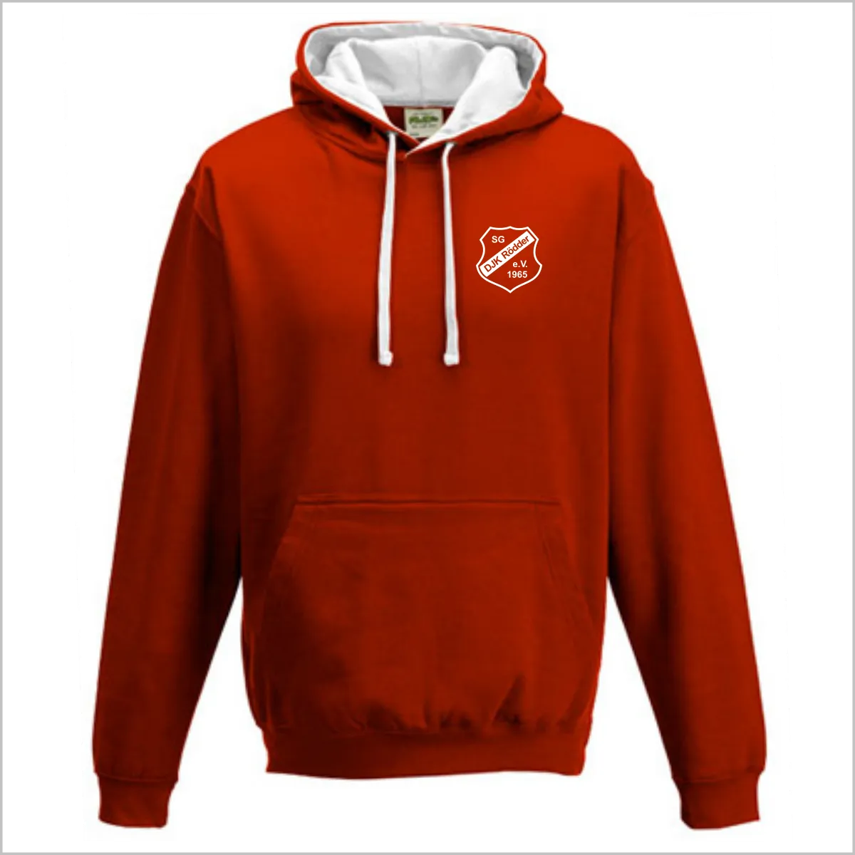 BIGTIME DJK RÖDDER - Unisex Hoodie weiss Front 