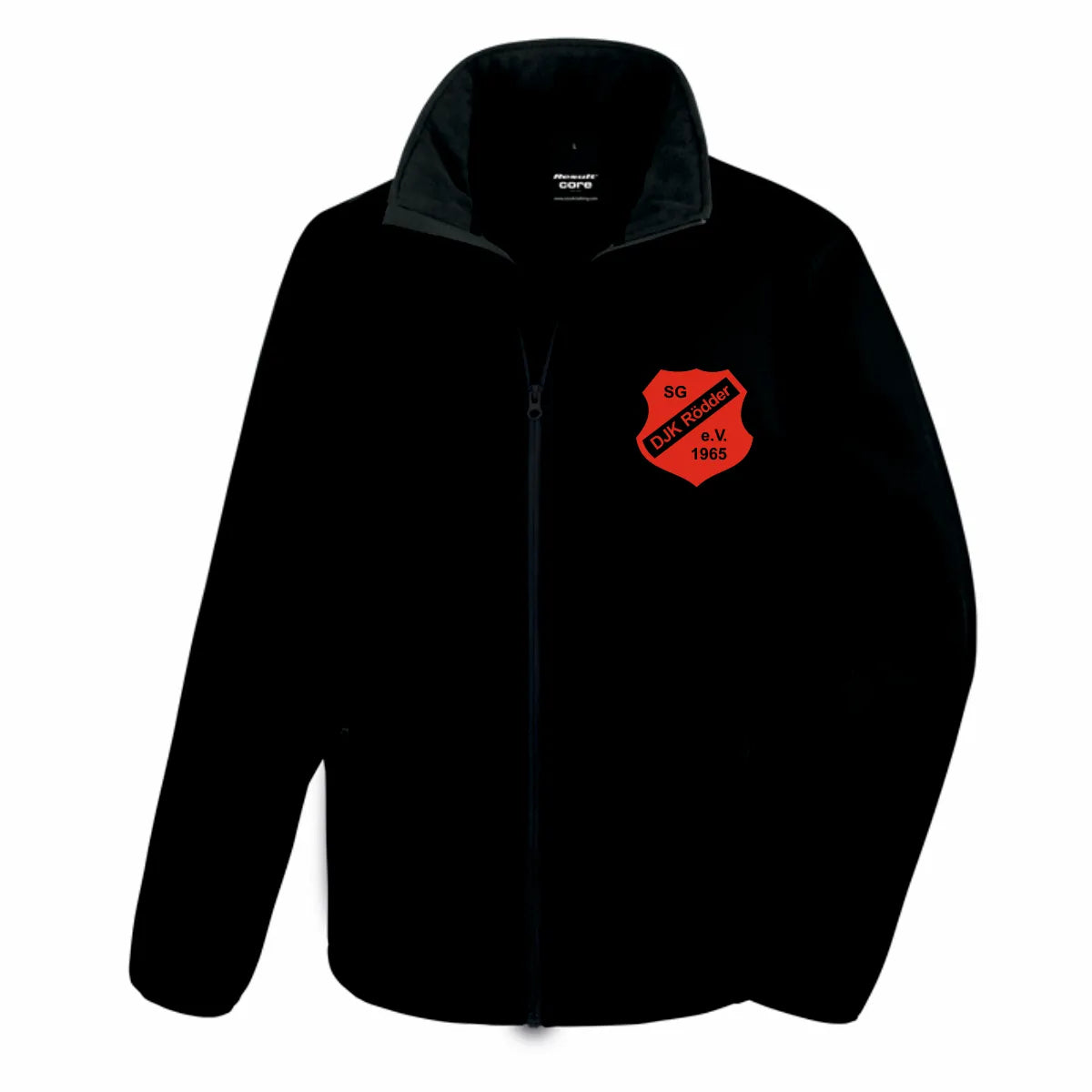 BIGTIME DJK RÖDDER - Windbreaker / Softshelljacke Herren schwarz Front #farbe_schwarz