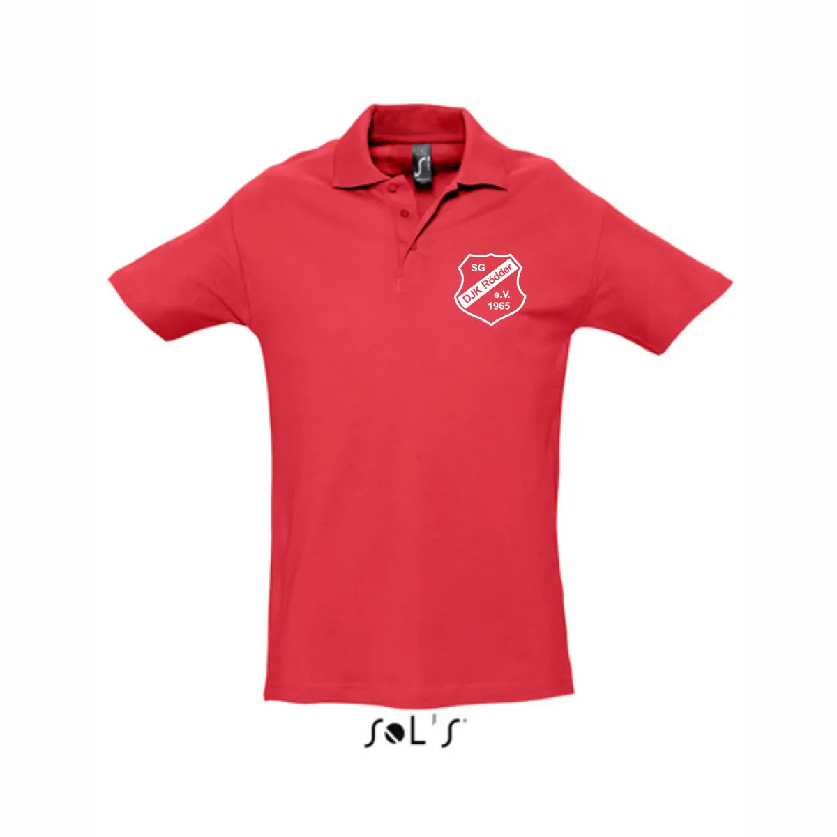 BIGTIME DJK RÖDDER - Poloshirt, Herren inkl. Vereinslogo Rücken