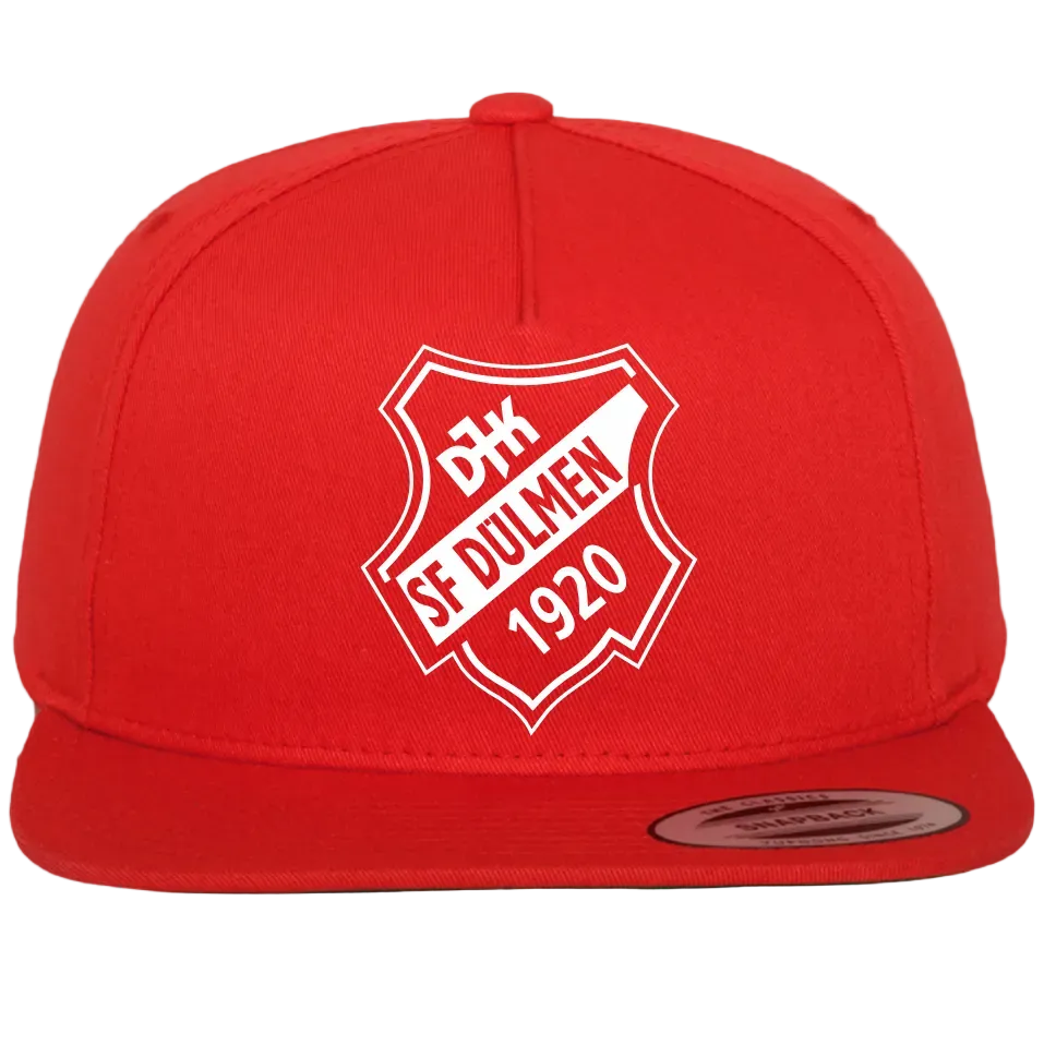 BIGTIME DJK SF Dülmen | Snapback Cap rot Front #farbe_rot