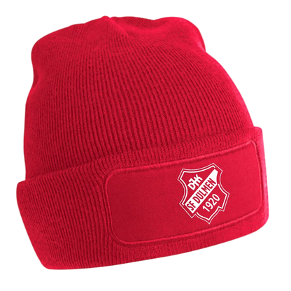 BIGTIME DJK SF Dülmen | Beanie Logo rot Front 