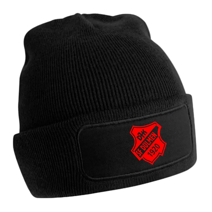 BIGTIME DJK SF Dülmen | Beanie Logo schwarz Front 