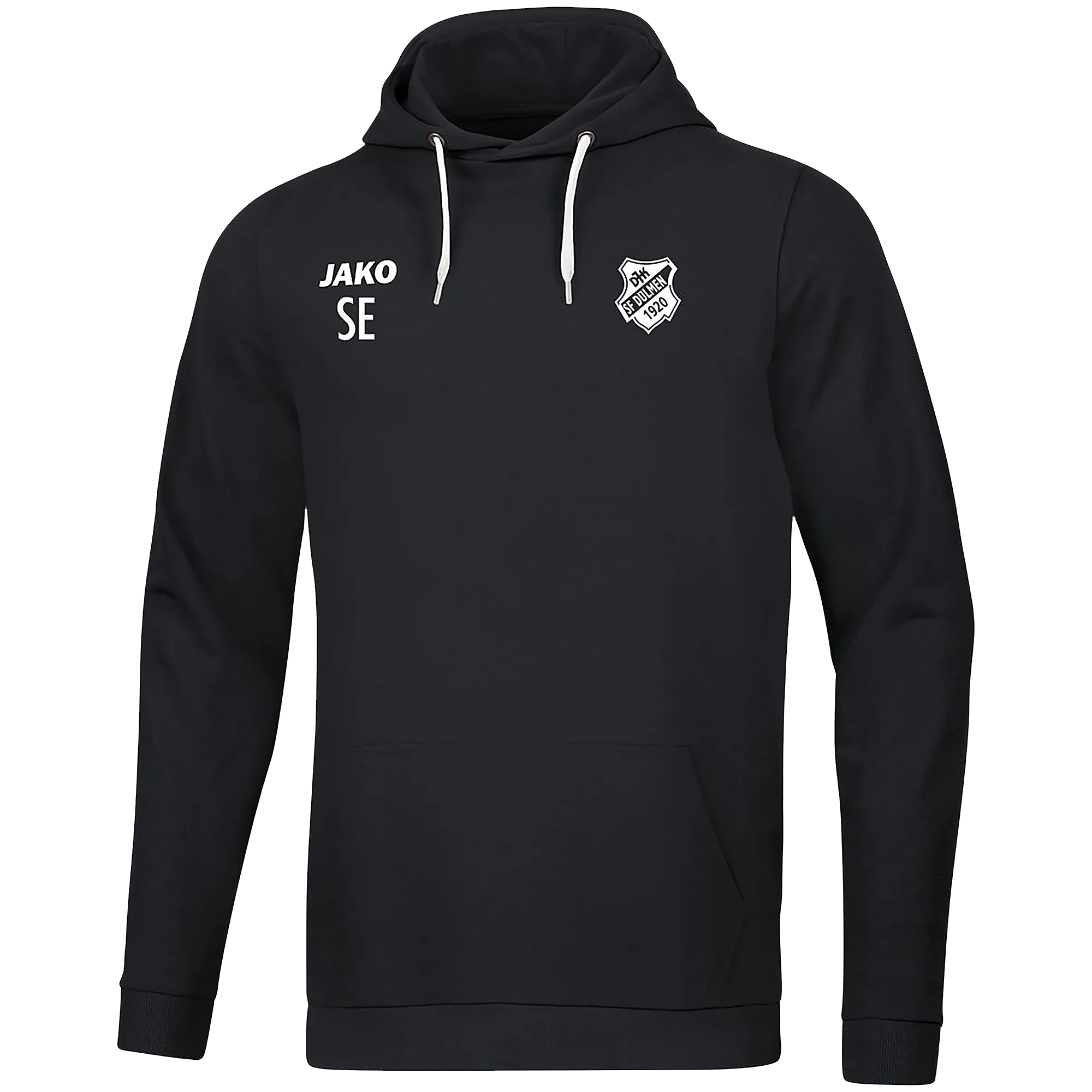 JAKO DJK SF Dülmen | Kapuzensweat Base Kinder schwarz Front #farbe_schwarz