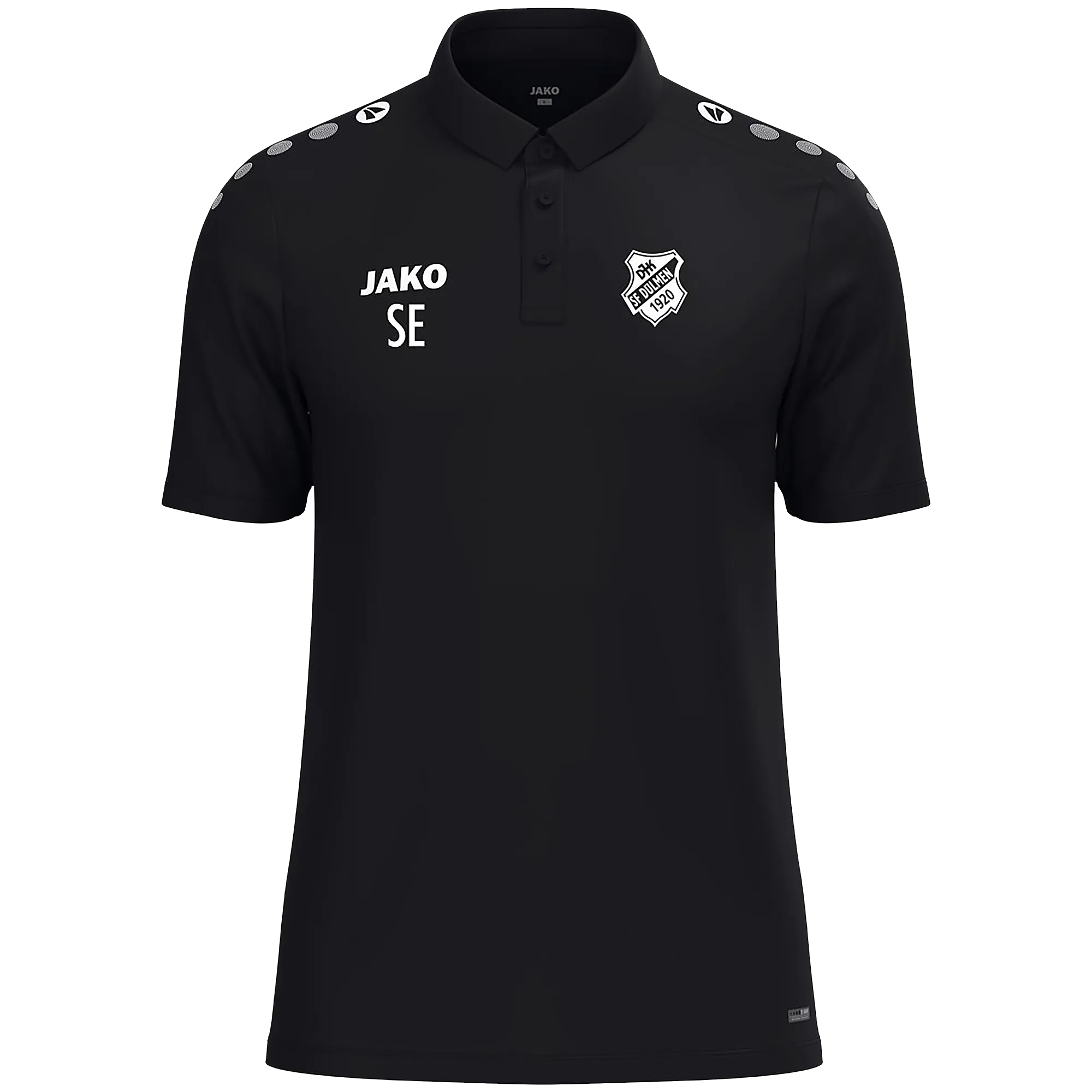 JAKO DJK SF Dülmen | Poloshirt One Kinder schwarz Front #farbe_schwarz