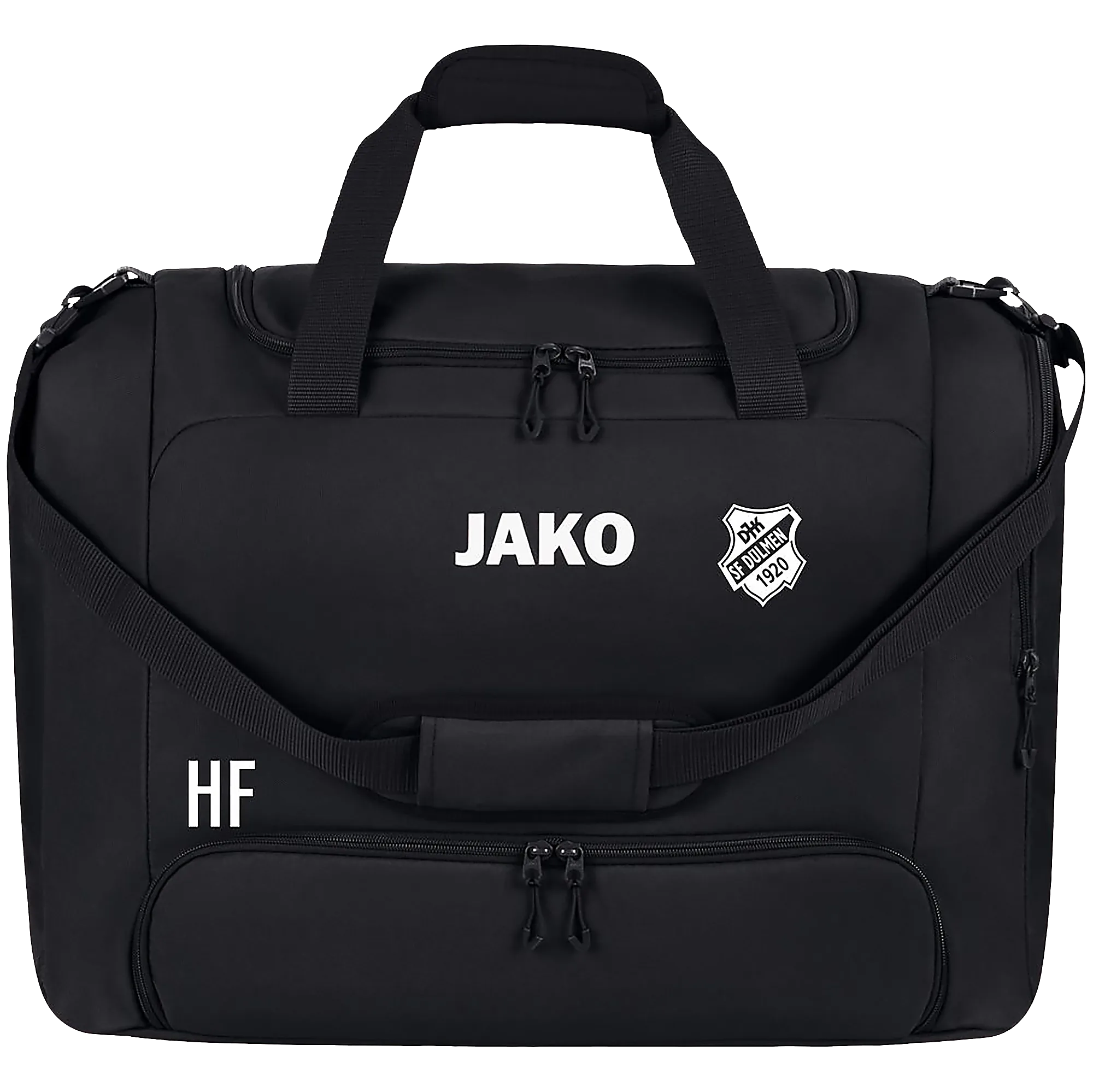 JAKO DJK SF Dülmen | Sporttasche One Unisex schwarz Front #farbe_schwarz