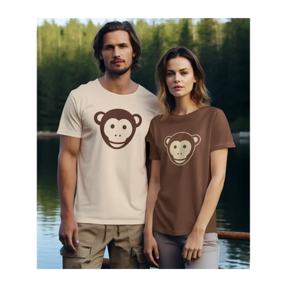 BIGTIME Dschungel Camp Ape Shirt Damen sand Front 