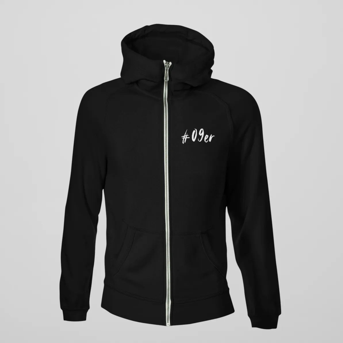 BIGTIME Hoodie - FC09 Wappen - Oversize Hoodie schwarz Rücken 