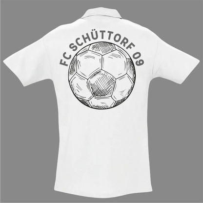 BIGTIME Poloshirt - FC09 Fußball - Damen weiss Front 
