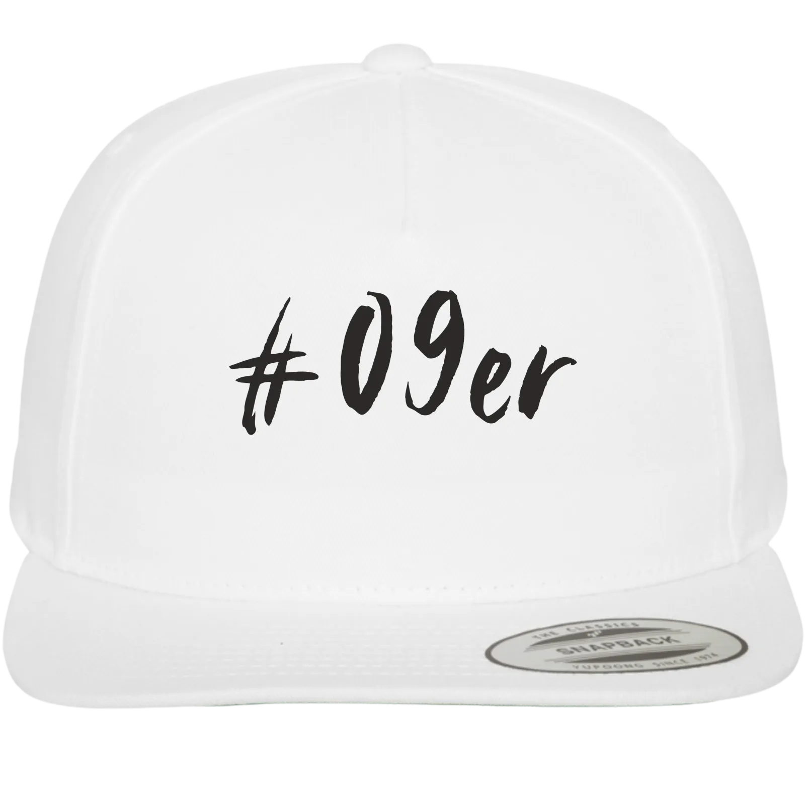 BIGTIME Flexfit Cap - FC09 - #09er weiss Front #farbe_weiss