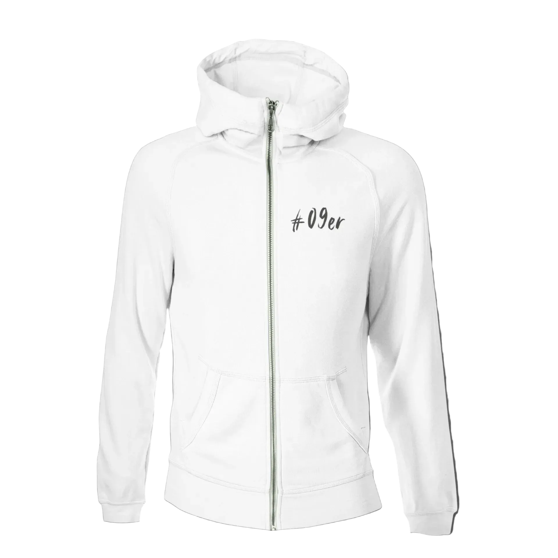 BIGTIME Hoodie - only FC09 - Jacke weiss Rücken #farbe_weiss