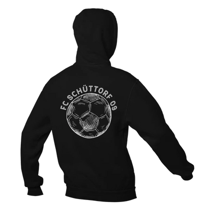 BIGTIME KIDS | Hoodie - FC09 Fußball - Zipper-Hoodie schwarz Front 