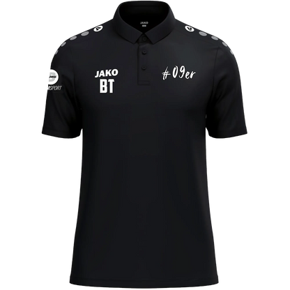 JAKO FC Schüttorf 09 | Polo One Cotton Unisex schwarz Front 