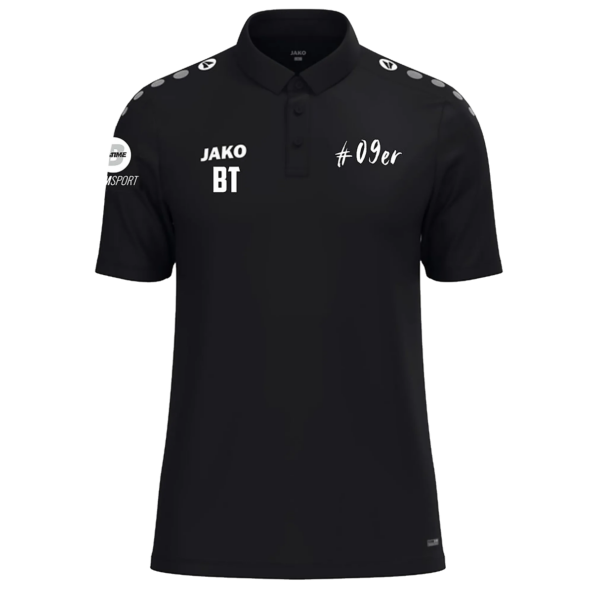 JAKO FC Schüttorf 09 | Polo One Kinder schwarz Front #farbe_schwarz