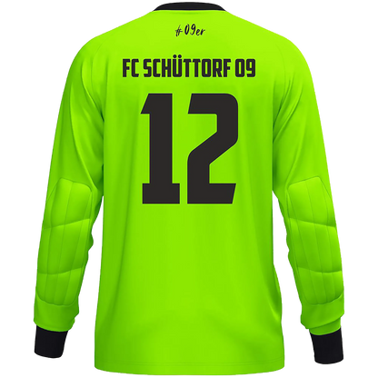 JAKO FC Schüttorf 09 | Torwart-Trikot One Unisex neongruen Rücken 