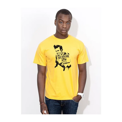 BIGTIME Filme & Serien Ace Ventura T-Shirt Unisex gelb Front 