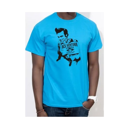 BIGTIME Filme & Serien Ace Ventura T-Shirt Unisex grau Front 