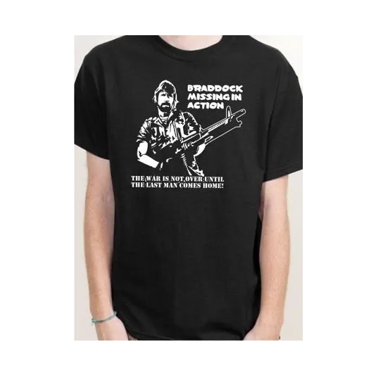 BIGTIME Filme & Serien Chuck Norris Shirt T-Shirt Herren schwarz Front #farbe_schwarz