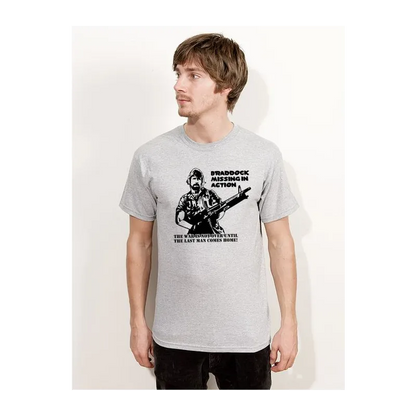 BIGTIME Filme & Serien Chuck Norris T-Shirt Unisex grau Front 
