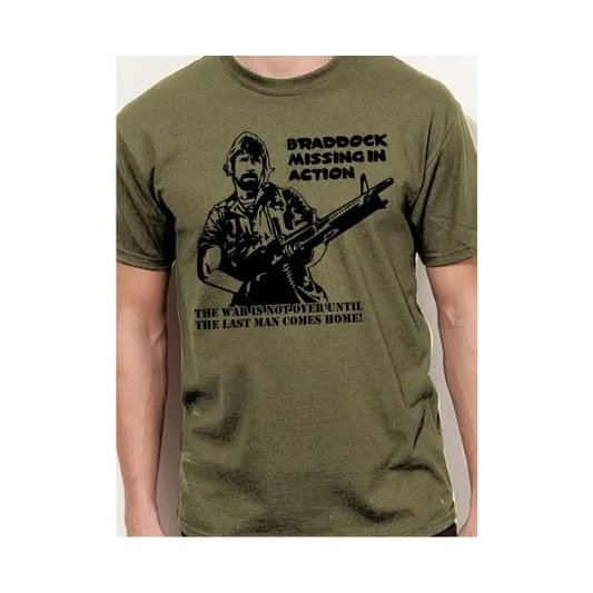 BIGTIME Filme & Serien Chuck Norris T-Shirt Unisex olive Front #farbe_olive