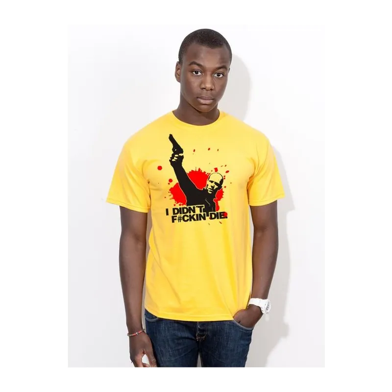 BIGTIME Filme & Serien Crank Chev Chelios gelb T-Shirt Herren gelb Front #farbe_gelb
