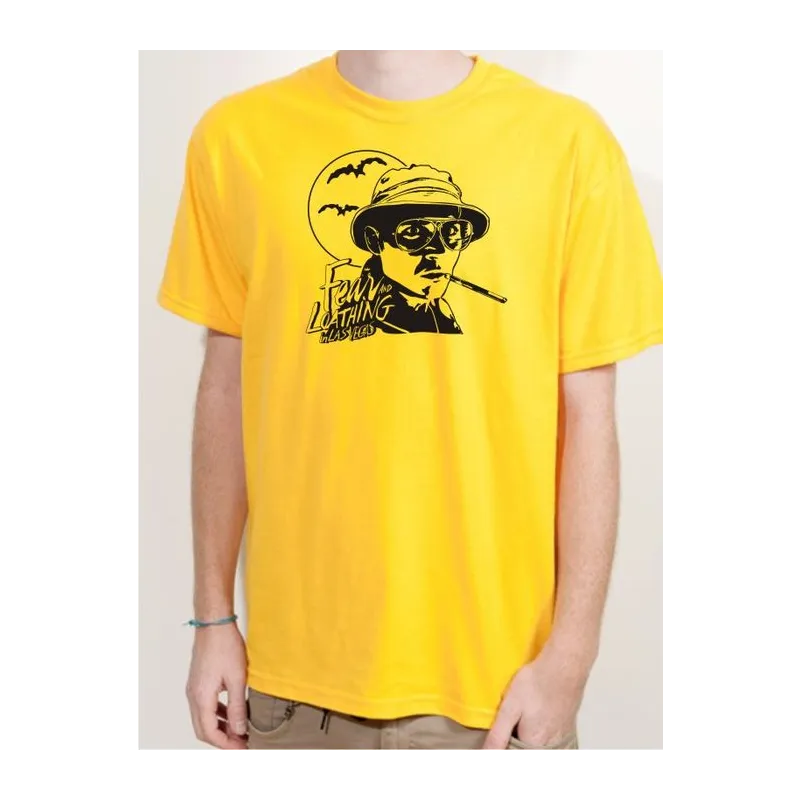 BIGTIME Filme & Serien Fear & Loathing in Las Vegas gelb T-Shirt Unisex gelb Front #farbe_gelb