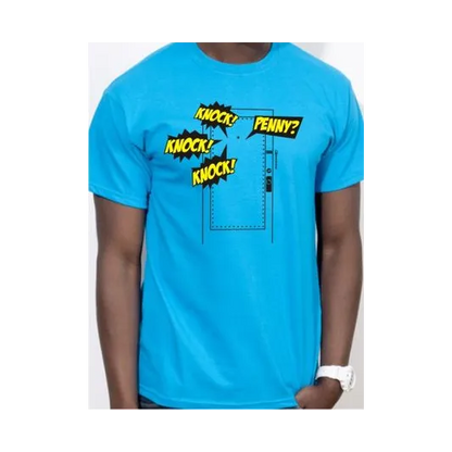 BIGTIME Filme & Serien Knock Knock Penny Bazinga Design 1 T-Shirt Unisex gelb Front 