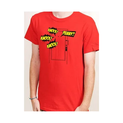 BIGTIME Filme & Serien Knock Knock Penny Bazinga Design 1 T-Shirt Unisex sapphire Front 