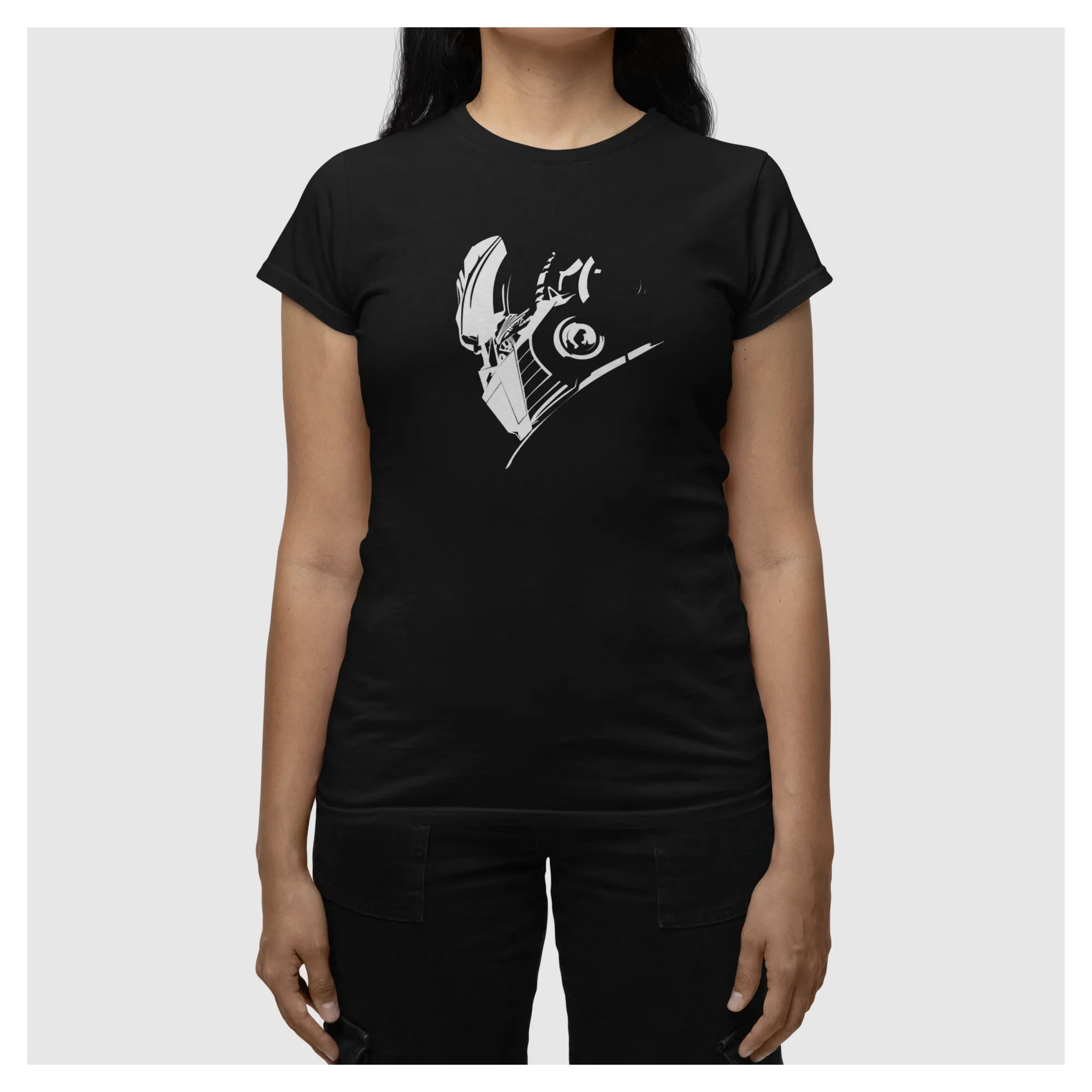 BIGTIME Filme & Serien Transformers Optimus Prime schwarz T-Shirt Damen schwarz Front #farbe_schwarz