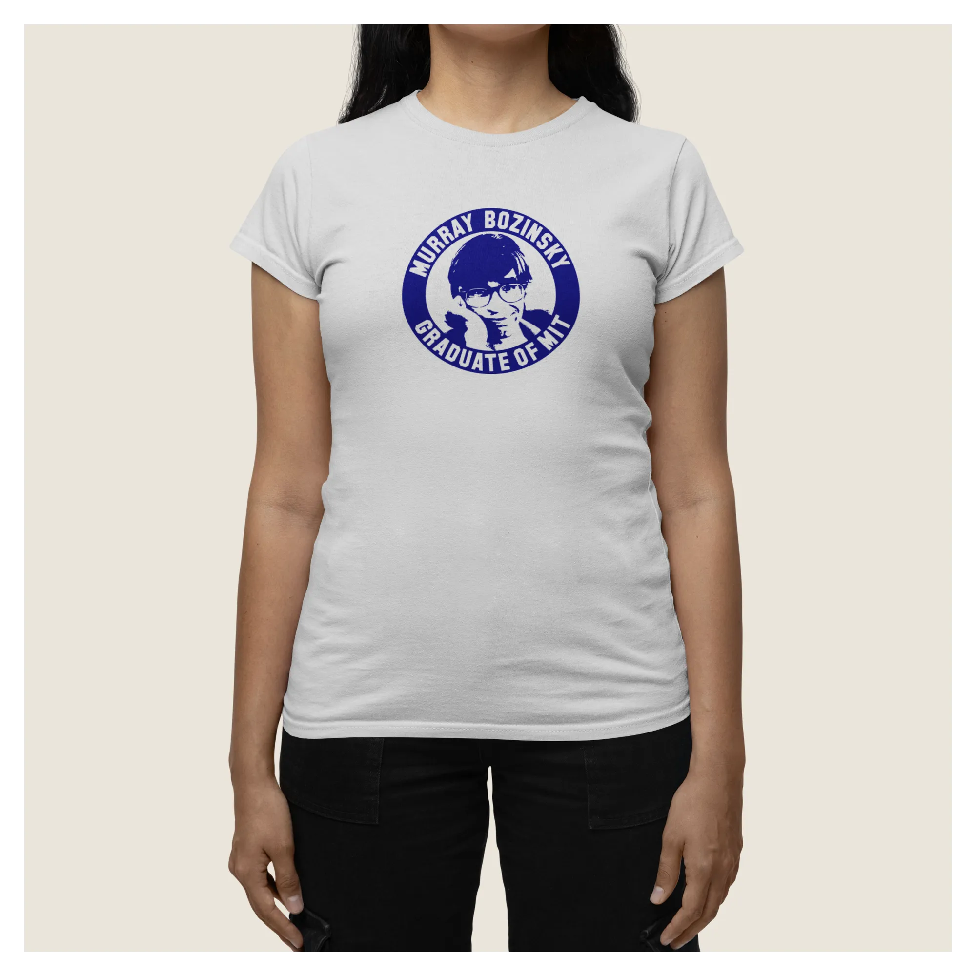 BIGTIME Filme & Serien Trio mit 4 Fäusten Murray Bozinsky Serien Shirt grau T-Shirt Damen grau Front #farbe_grau
