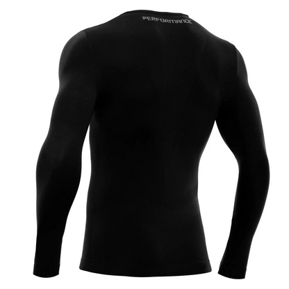 Macron Macron Performance LS Long Sleeves Shirt Herren schwarz Rücken