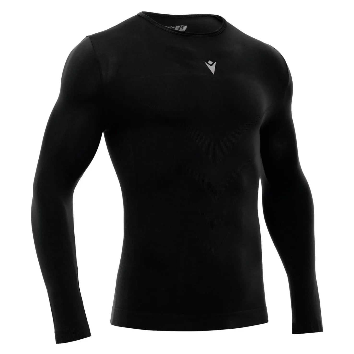Macron Macron Performance LS Long Sleeves Shirt Herren schwarz Front