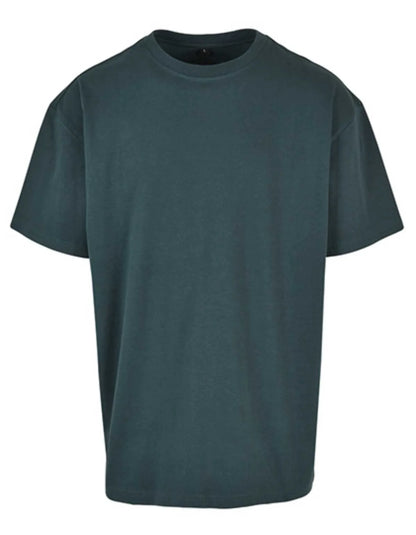 BIGTIME Gym Overzize T-Shirt Heavyweight Unisex bottle green Rücken