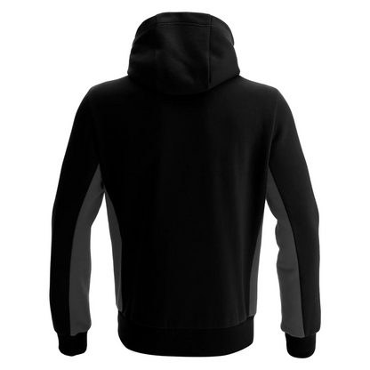 Macron Macron Trumpet Hoodie-Jacke Baumwolle Unisex schwarz Rücken