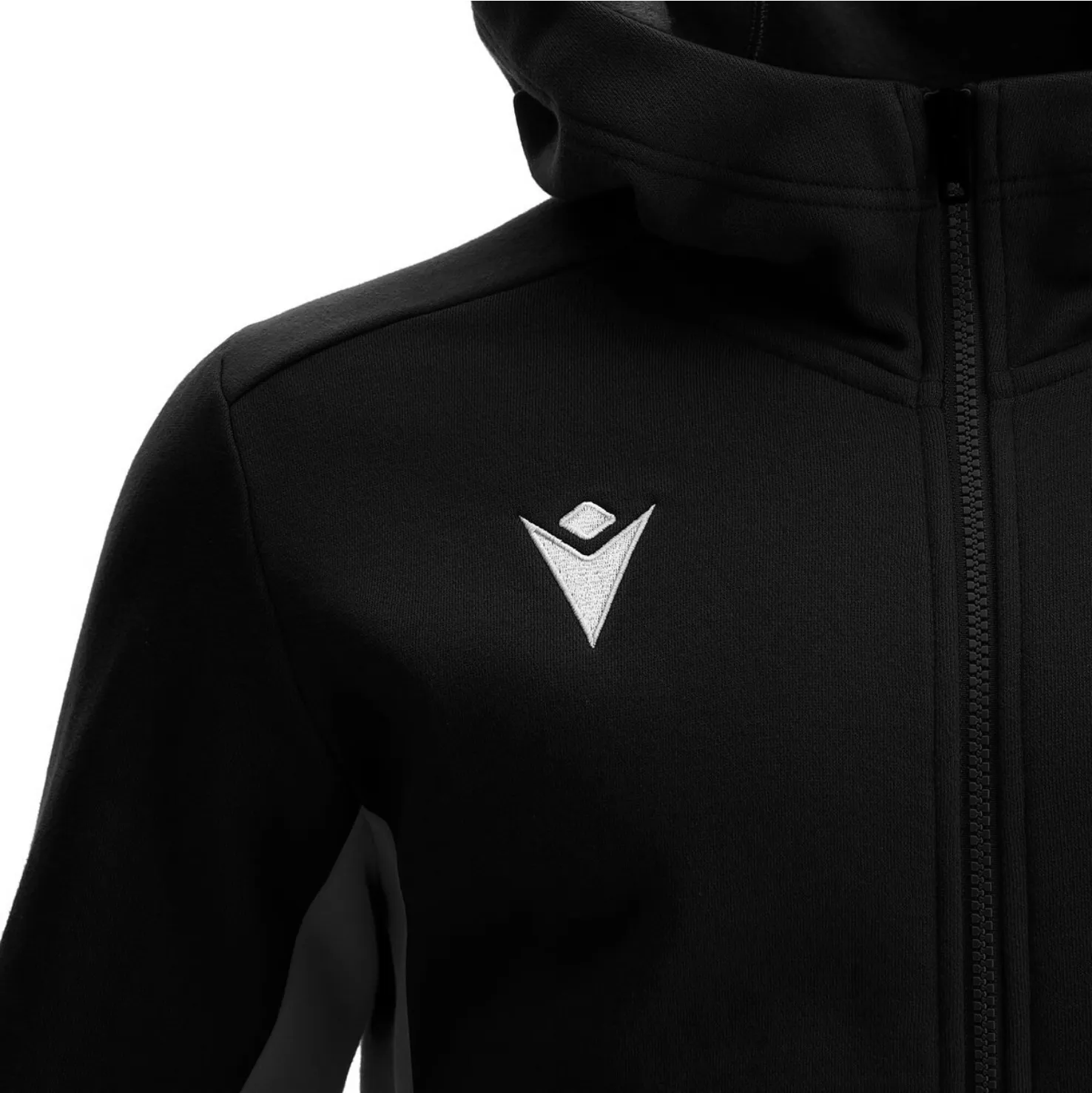Macron Macron Trumpet Hoodie-Jacke Baumwolle Unisex schwarz