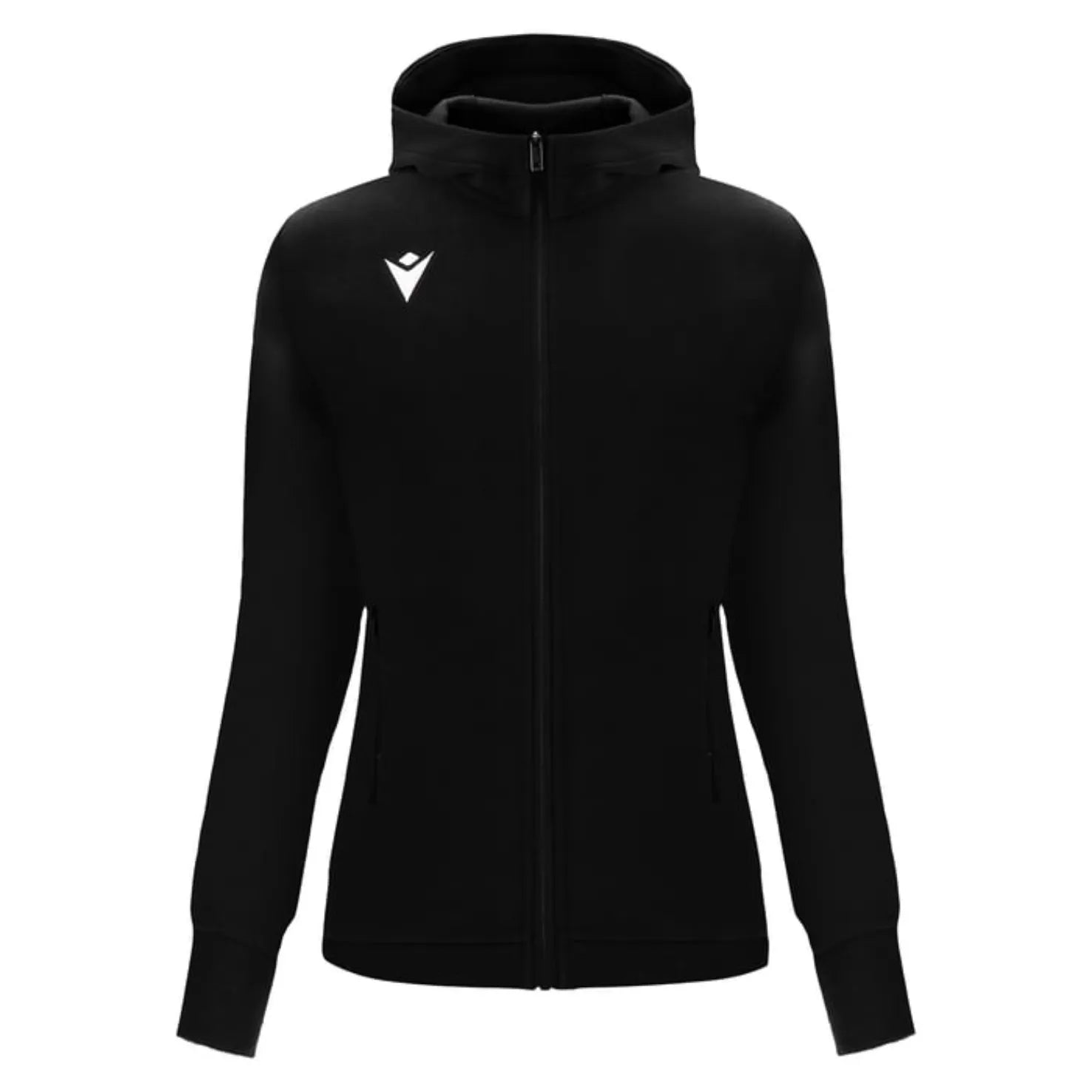 Macron Macron Drum Hoodie-Jacke Damen schwarz Front