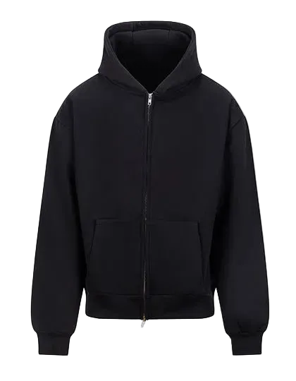 BIGTIME Gym Oversized Jacke Heavywight schwarz unisex Front
