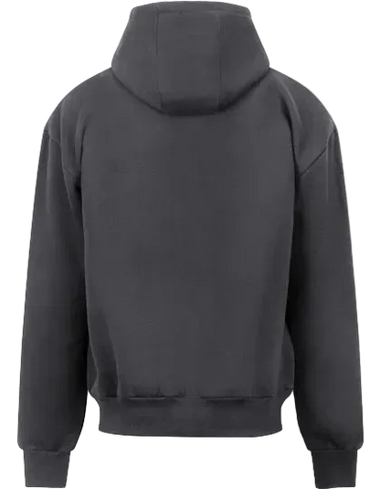 BIGTIME Gym Oversized Jacke Heavywight solid charcoal unisex Rücken