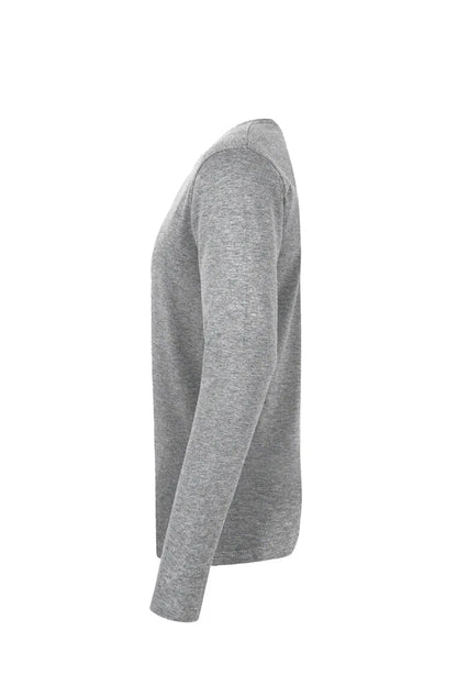 Hakro Longsleeve Heavy Herren grau-meliert Seite 