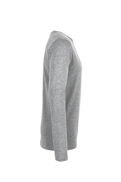 Hakro Longsleeve Heavy Herren grau-meliert Seite 