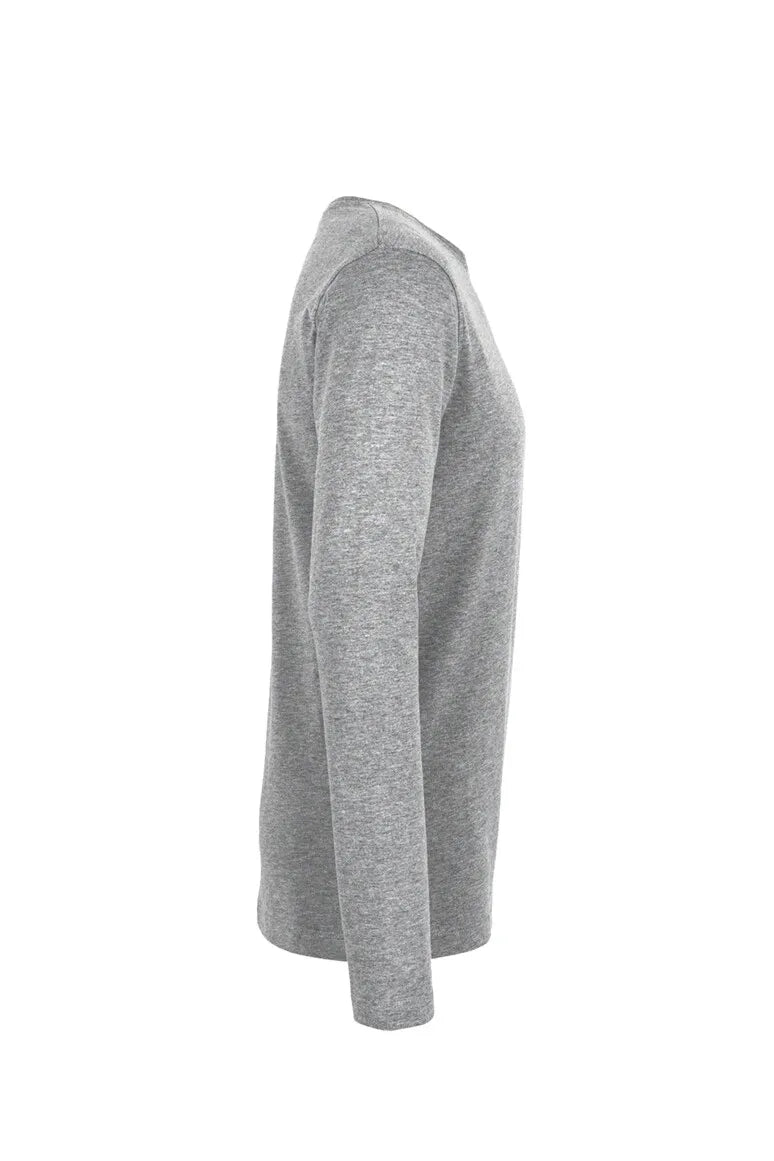 Hakro Longsleeve Heavy Herren grau-meliert Seite 
